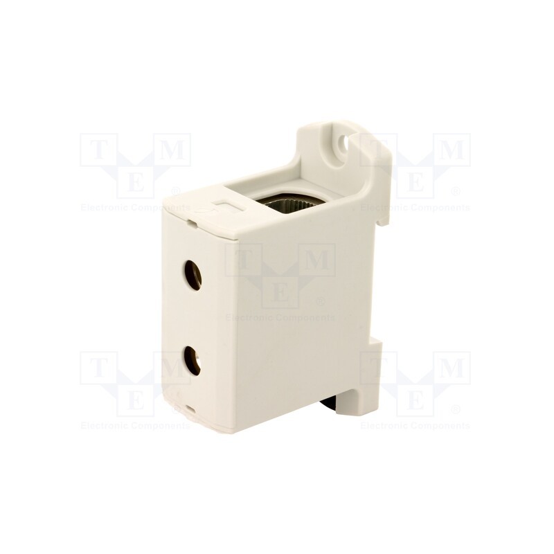 1 pcs x OUNEVA - VC05-0028 - Splice terminal: rail, 25÷150mm2, ways: 1, terminals: 2, grey, TS35