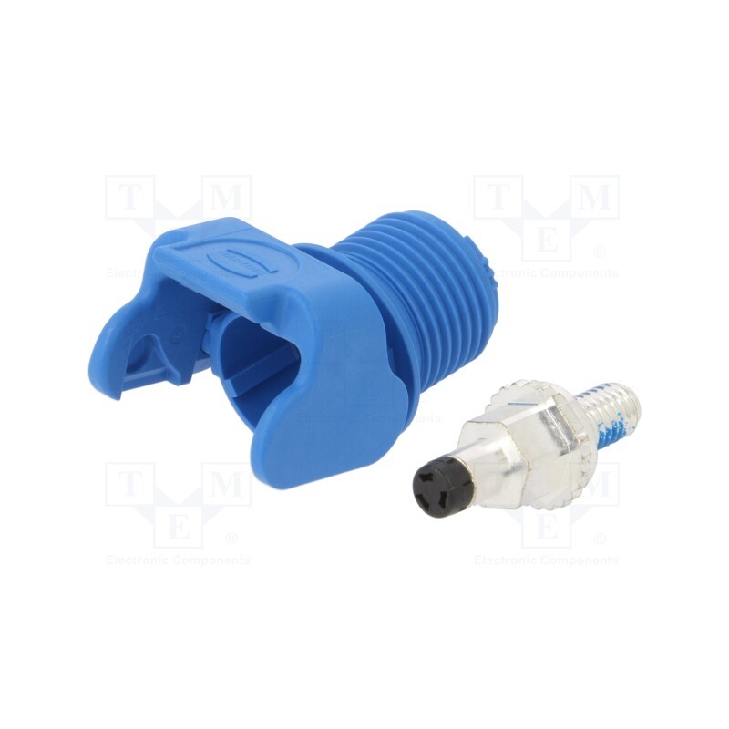 1 pcs x HARTING - 9930011109 - Socket, DC supply, Han® S,Han® S 120, male, PIN: 1, swivel, screw