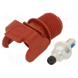 1 pcs x HARTING - 9930011106 - Socket, DC supply, Han® S,Han® S 120, male, PIN: 1, swivel, screw