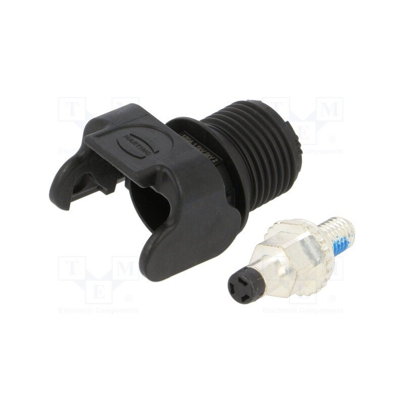 1 pcs x HARTING - 9930011105 - Socket, DC supply, Han® S,Han® S 120, male, PIN: 1, swivel, screw