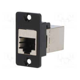 1 pcs x CLIFF - CP30620SMB - Coupler, SLIM, Cat: 5e, shielded, Layout: 8p8c, 29mm, Mat: metal