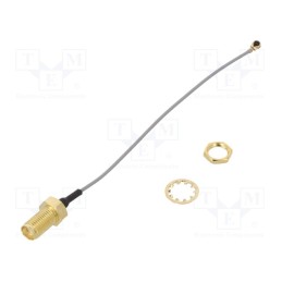 1 pcs x MOLEX - 897613412 - CAL ASSY SMA JACK/ U.FL 1.13 CABLE