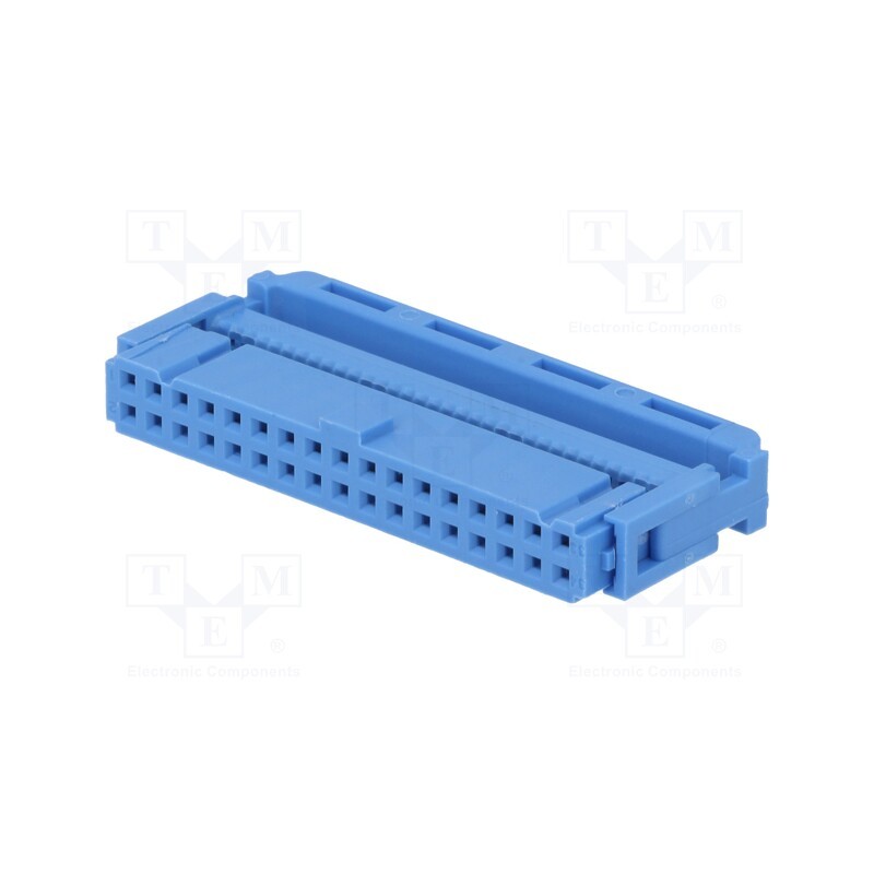 1 pcs x TE Connectivity - 2-1658527-8 - Plug, IDC, female, PIN: 34, IDC, for ribbon cable, 1.27mm, blue