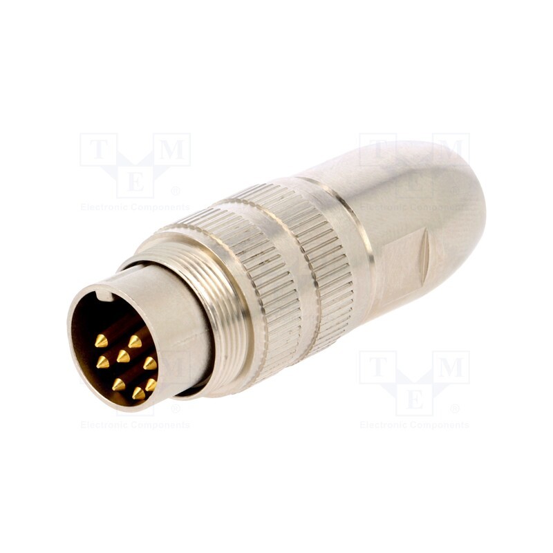 1 pcs x LUMBERG - 0332 08-1 - Connector: M16, plug, male, soldering, for cable, PIN: 8, 5A, 60V