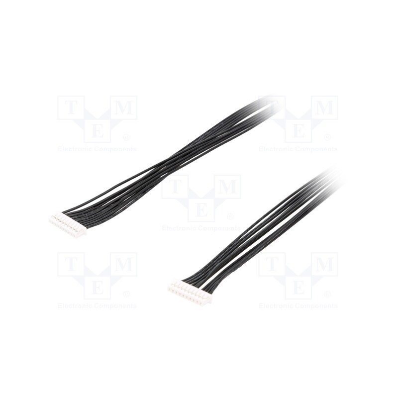 1 pcs x MOLEX - 151341003 - Plug, wire-board, female x2, PicoBlade™, PIN: 10, with leads, 125V