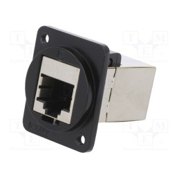 1 pcs x CLIFF - CP30220SM3B - Coupler, FT, Cat: 5e, shielded, Layout: 8p8c, 19x24mm, Mat: metal