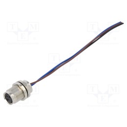 1 pcs x DEGSON ELECTRONICS - SD-M8A-03P-FF-SF7A10-00A(H) - Connector: M8, female, PIN: 3, straight, for panel mounting, socket