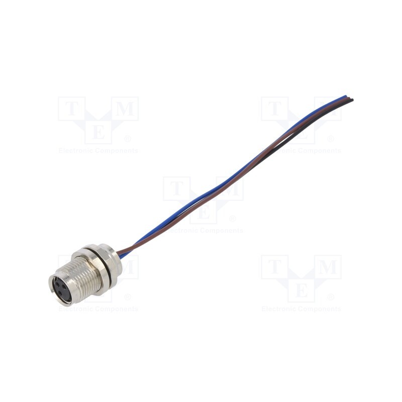 1 pcs x DEGSON ELECTRONICS - SD-M8A-03P-FF-SF7A10-00A(H) - Connector: M8, female, PIN: 3, straight, for panel mounting, socket
