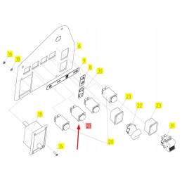 101072360 electric switch 3842 3710 05 00m