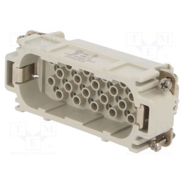 1 pcs x AMPHENOL - C14610A0400002 - Connector: HDC, contact insert, male, C146,heavy|mate D, PIN: 40