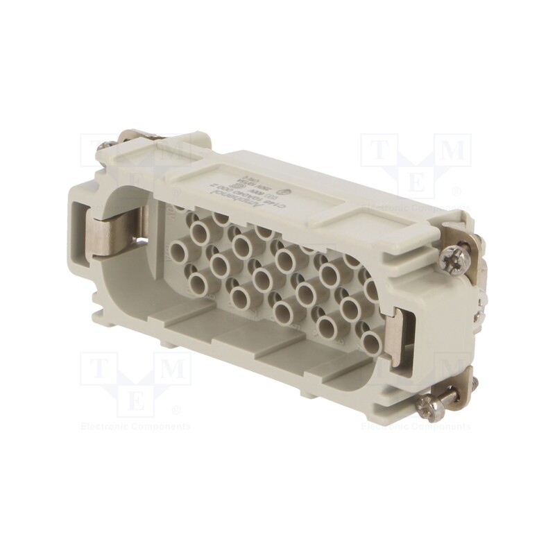 1 pcs x AMPHENOL - C14610A0400002 - Connector: HDC, contact insert, male, C146,heavy|mate D, PIN: 40