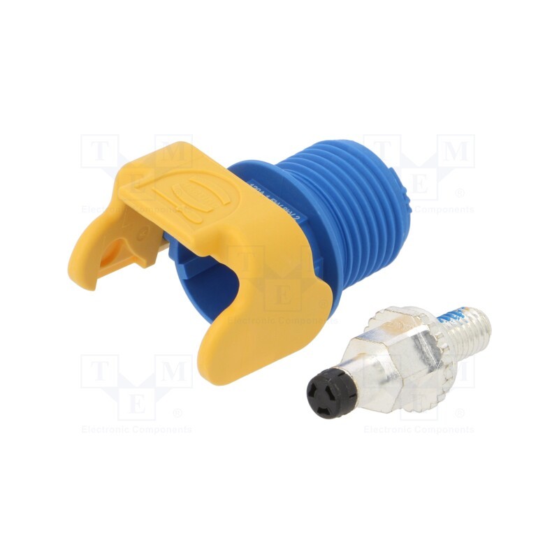 1 pcs x HARTING - 9930011129 - Socket, DC supply, Han® S,Han® S 120, male, PIN: 1, swivel, screw