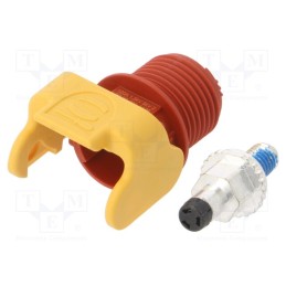 1 pcs x HARTING - 9930011126 - Socket, DC supply, Han® S,Han® S 120, male, PIN: 1, swivel, screw