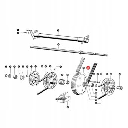 V-belt claas 653060 0 gates 1424350
