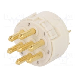 1 pcs x HARTING - 9151072602 - Connector: M23, contact insert, PIN: 7, male, soldering, 300V, 20A