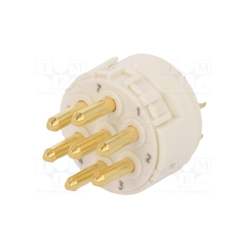 1 pcs x HARTING - 9151072602 - Connector: M23, contact insert, PIN: 7, male, soldering, 300V, 20A