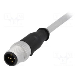 1 pcs x HARTING - 21348400585010 - Plug, M12, PIN: 5, male, A code-DeviceNet / CANopen, 1m, straight