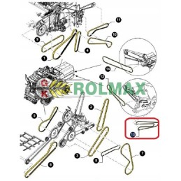 Belt New Holland TX Claas Mega 644538 89505865