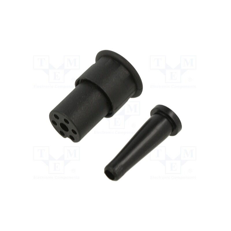 1 pcs x BULGIN - PX0636 - Connector: circular, plug, female, PIN: 6, for cable, soldering