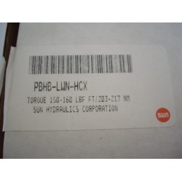 Sun hydraulics valve hcx 1ce4 ab pbhb lwn hcx