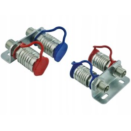 Mounting board for two Euro hydrolider sockets