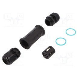 1 pcs x TECHNO - THB.400.D1A - Connector: AC supply, screw terminal, TH400, 8÷17mm, 0.5÷4mm2