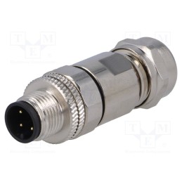 1 pcs x DEGSON ELECTRONICS - PASH-M12A-04P-MM-SL7002-00A(H) - Plug, M12, PIN: 4, male, A code-DeviceNet / CANopen, for cable