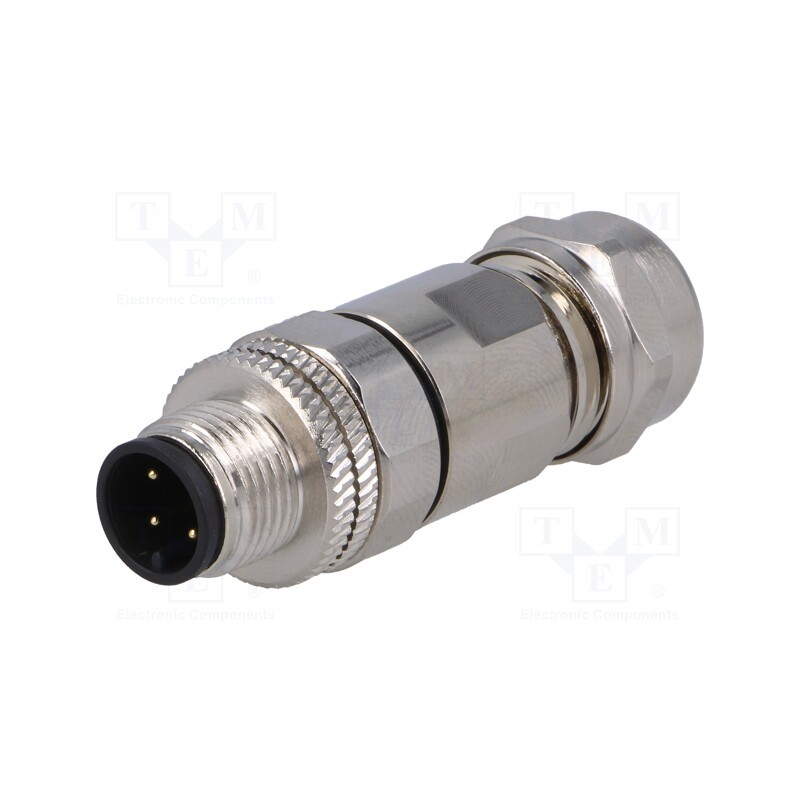1 pcs x DEGSON ELECTRONICS - PASH-M12A-04P-MM-SL7002-00A(H) - Plug, M12, PIN: 4, male, A code-DeviceNet / CANopen, for cable