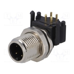 1 pcs x DEGSON ELECTRONICS - SR-M12A-04P-MM-SF7003-00A(H) - Socket, M12, PIN: 4, male, A code-DeviceNet / CANopen, THT, 250V, 4A