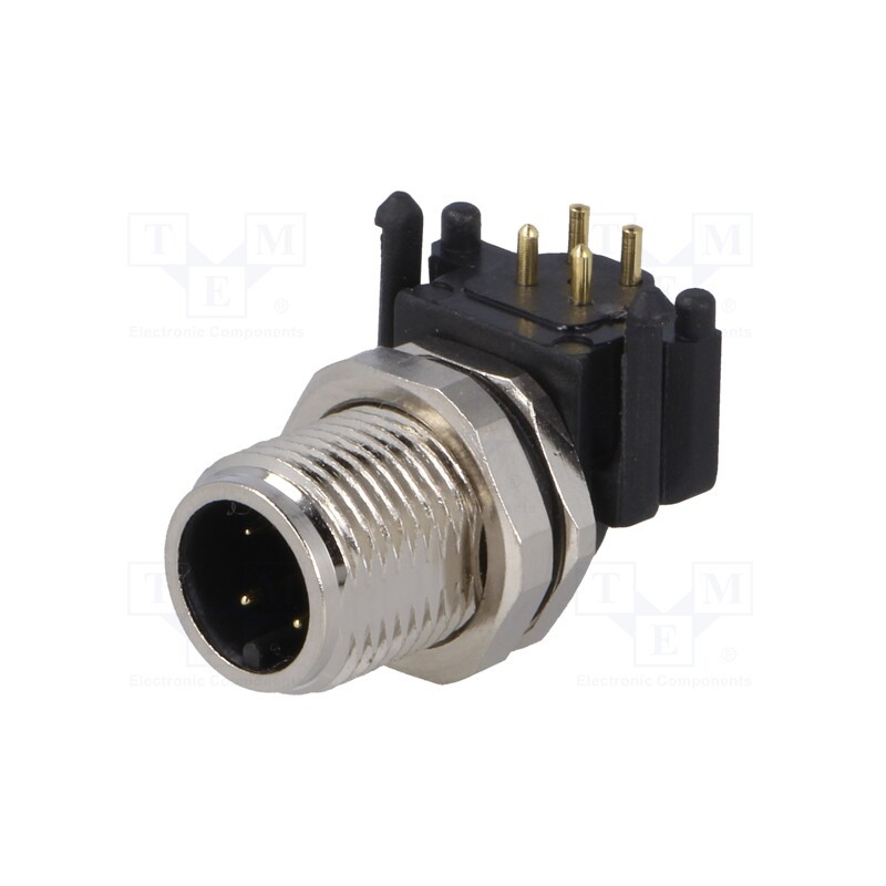 1 pcs x DEGSON ELECTRONICS - SR-M12A-04P-MM-SF7003-00A(H) - Socket, M12, PIN: 4, male, A code-DeviceNet / CANopen, THT, 250V, 4A