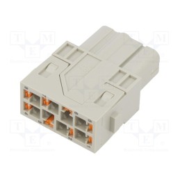 1 pcs x HARTING - 9140085101 - Connector: HDC, module, female, Han-Modular®, PIN: 8, push-in, 16A
