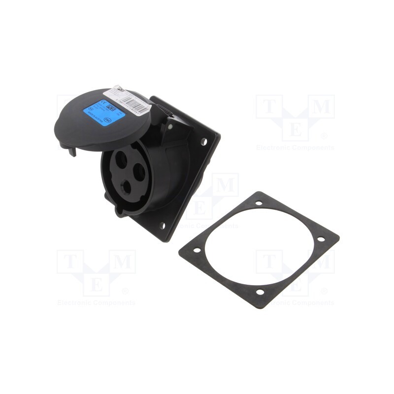 1 pcs x PCE - 423-6X - Connector: AC supply 3-phase, socket, female, 32A, 230VAC, IP44