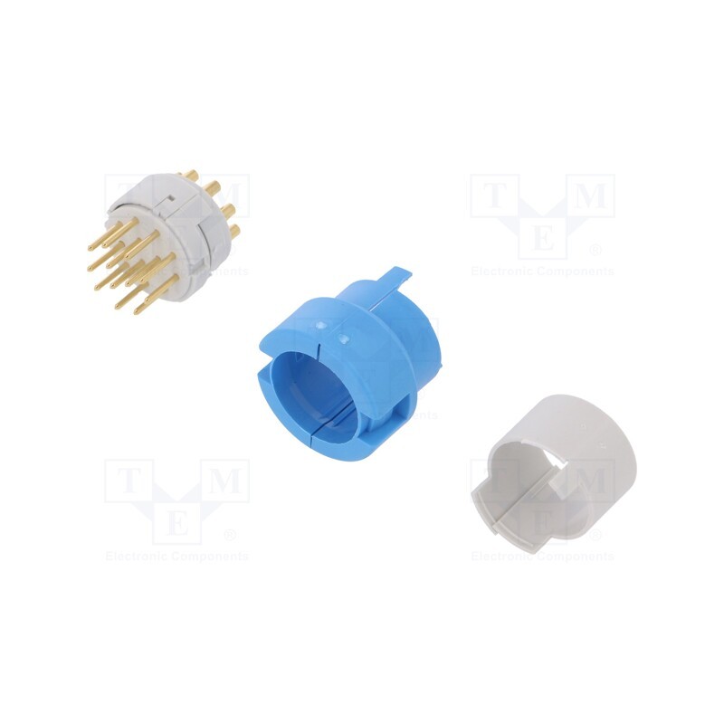 1 pcs x HUMMEL - 7001912113 - Connector: M23, contact insert, PIN: 12, male, soldering, for cable
