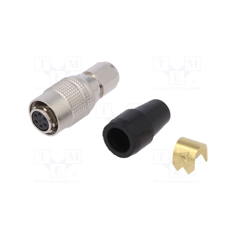 1 pcs x HIROSE - HR10A-7P-6S(73) - Connector: circular, HR10, push-pull, plug, 2A, silver plated, 5mm