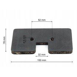 Claas 672630 rubber conveyor blade