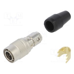 1 pcs x HIROSE - HR10A-7P-4P(73) - Connector: circular, HR10, push-pull, plug, 2A, silver plated, male