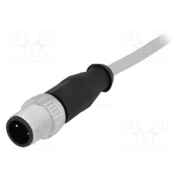 1 pcs x HARTING - 21348400383050 - Plug, M12, PIN: 3, male, A code-DeviceNet / CANopen, 5m, straight