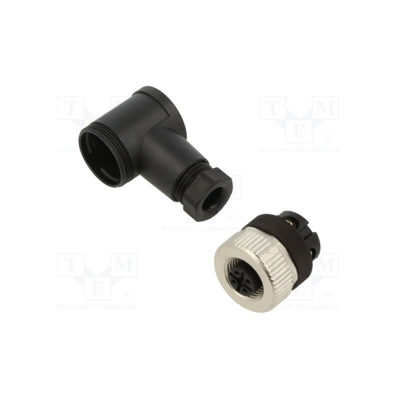 1 pcs x PHOENIX CONTACT - 1681143 - Plug, M12, PIN: 4, female, A code-DeviceNet / CANopen, for cable