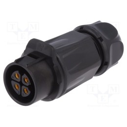 1 pcs x LUTRONIC - 2241 - Connector: circular, plug, size 20, 02, female, PIN: 4, for latch