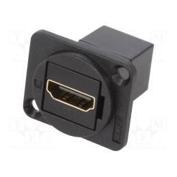 1 pcs x CLIFF - CP30200GM3 - Coupler, HDMI socket,both sides, FT, gold-plated, 19x24mm
