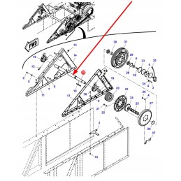71391549 grain tank shaft