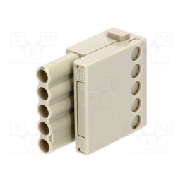 1 pcs x HARTING - 9140052701 - Connector: HDC, module, female, Han-Modular®, PIN: 5, 16A, 400V