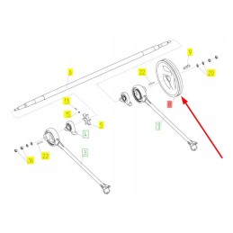 100026112 sieve drive pulley
