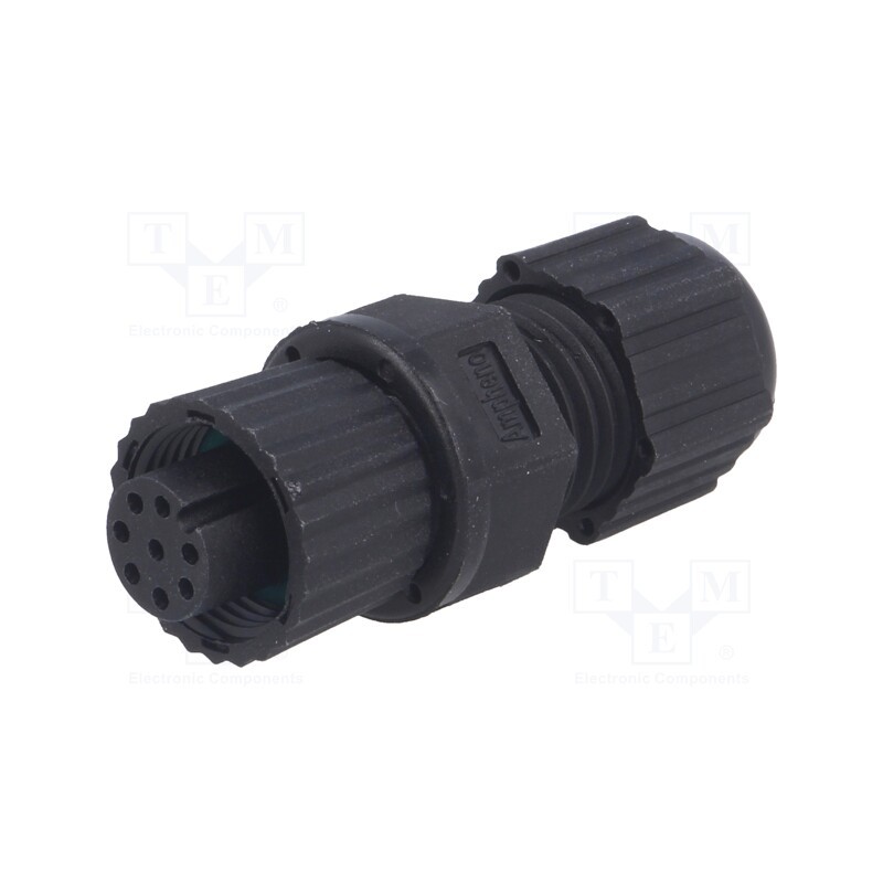 1 pcs x AMPHENOL LTW - MSAP-08BFFA-SL8001 - Plug, M12, PIN: 8, female, A code-DeviceNet / CANopen, for cable