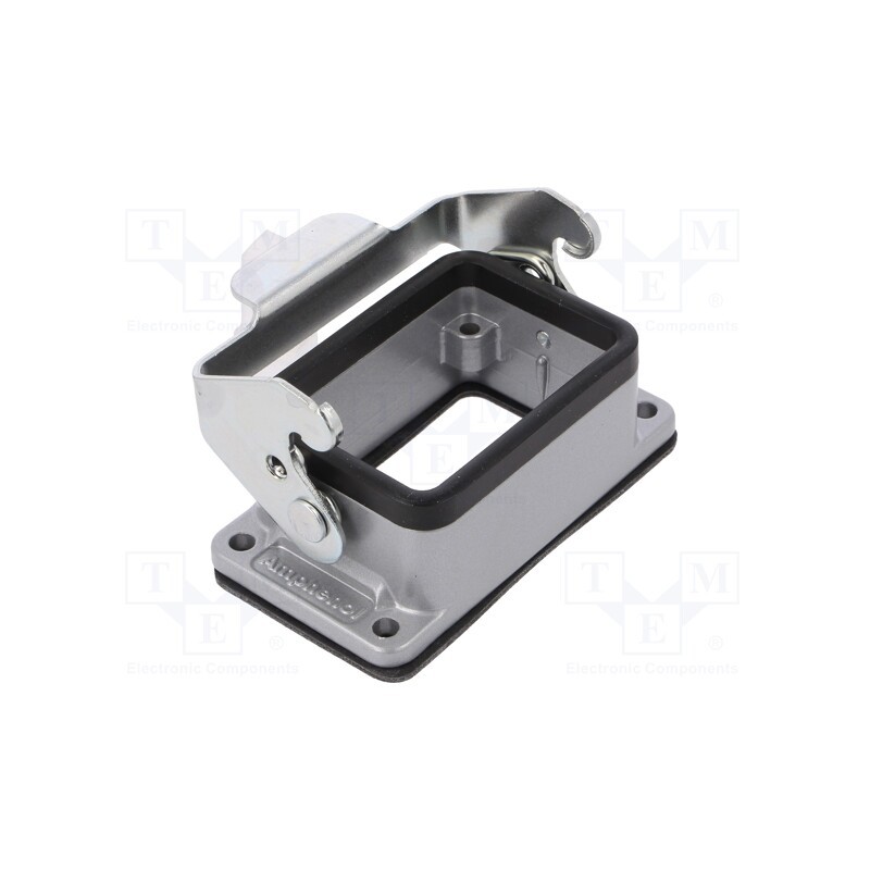 1 pcs x AMPHENOL - C14610F0060001 - Enclosure: for HDC connectors, C146, size E6, with latch, IP65