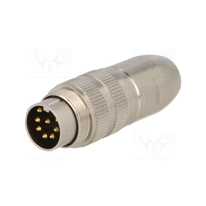 1 pcs x LUMBERG - 0332 08 - Connector: M16, plug, male, soldering, for cable, PIN: 8, 5A, 60V