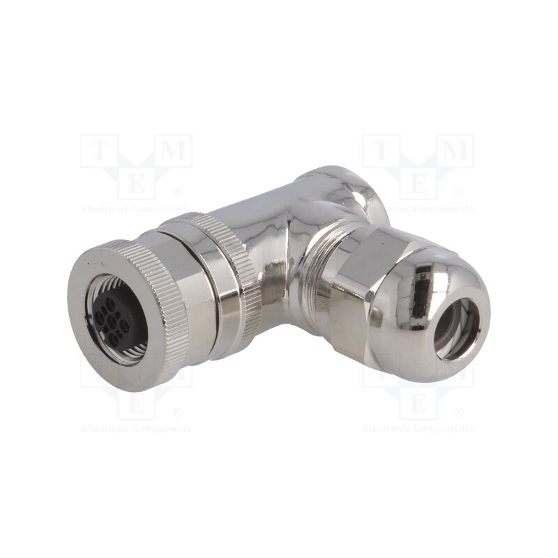 1 pcs x TE Connectivity - T4112012031-000 - Plug, M12, PIN: 3, female, A code-DeviceNet / CANopen, for cable