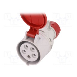 1 pcs x PAWBOL - B.1040SZ - Connector: AC supply 3-phase, plug, female, 16A, 400VAC, IEC 60309