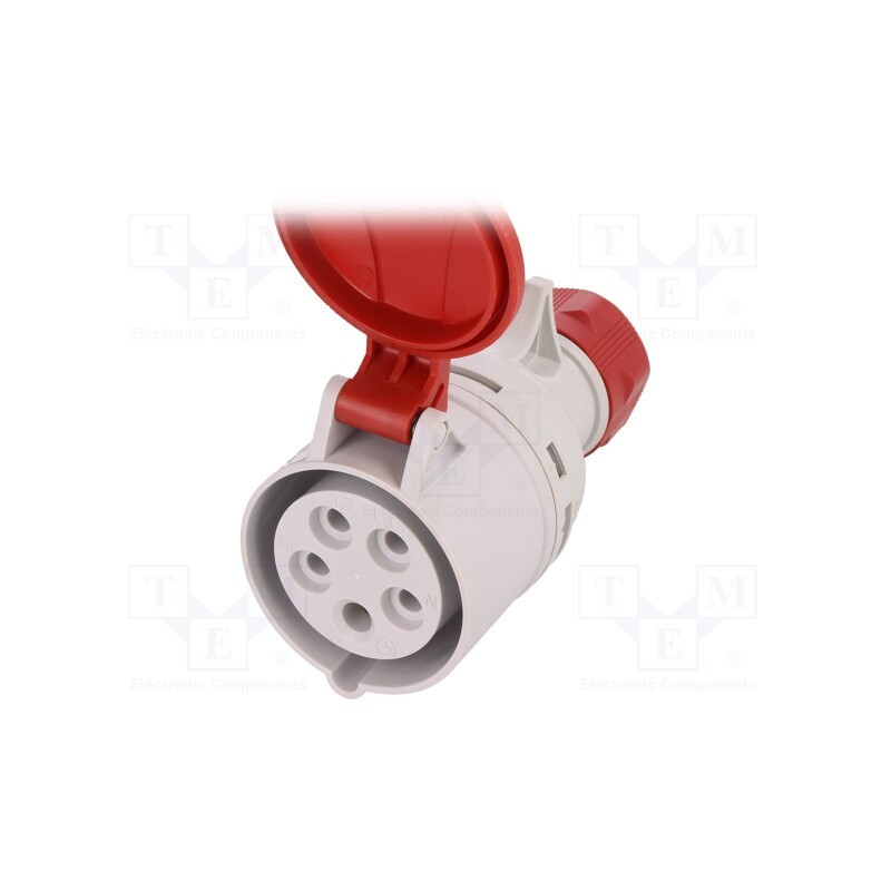 1 pcs x PAWBOL - B.1040SZ - Connector: AC supply 3-phase, plug, female, 16A, 400VAC, IEC 60309