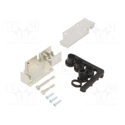 1 pcs x ENCITECH - DCMR15-ULP-DMP-W-K - D-Sub, PIN: 15, plug, male, angled 90°, soldering, for cable, white